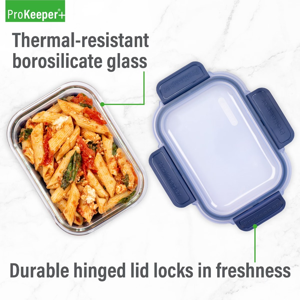 ภาชนะเก็บอาหารแก้วขนาด 2.8 คัพ - Meal Prep Box บทวิจารณ์และราคา