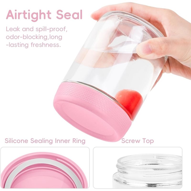 A26F-ขวดแก้วพร้อมฝาปิดสุญญากาศ - Meal Prep Glass บทวิจารณ์และราคา