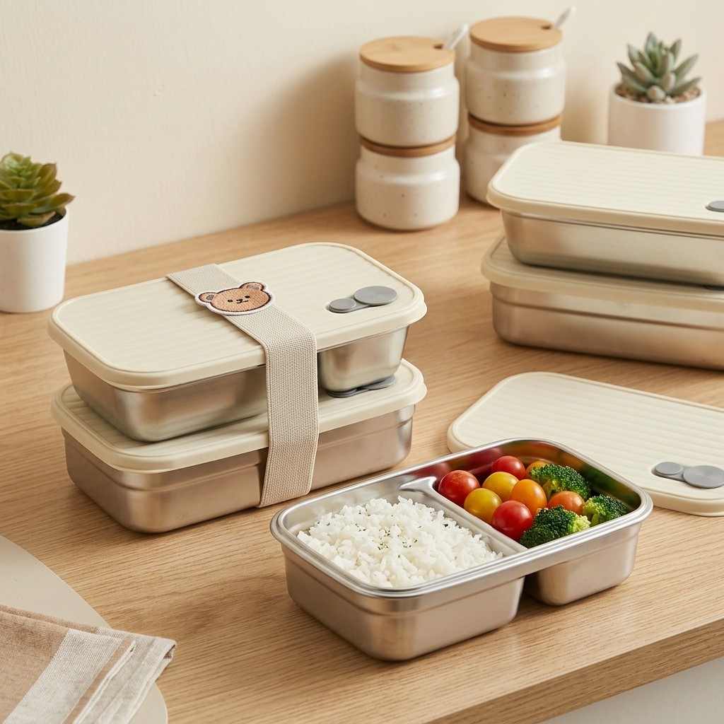 กล่องอาหารกลางวันสแตนเลส กล่อง - Meal Preparation บทวิจารณ์และราคา