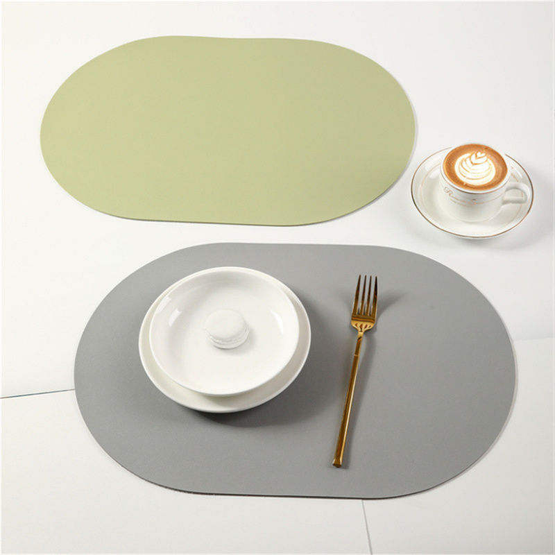 แผ่นรองจานหนัง PU สีพื้น ขนาด  - Food Prep Mat บทวิจารณ์และราคา