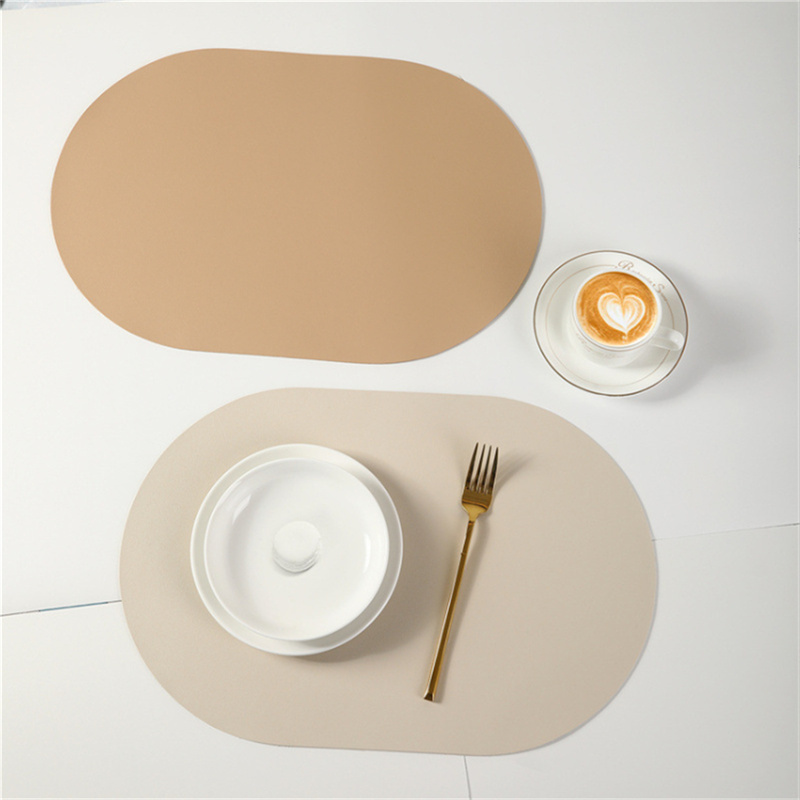แผ่นรองจานหนัง PU สีพื้น ขนาด  - Food Prep Mat บทวิจารณ์และราคา