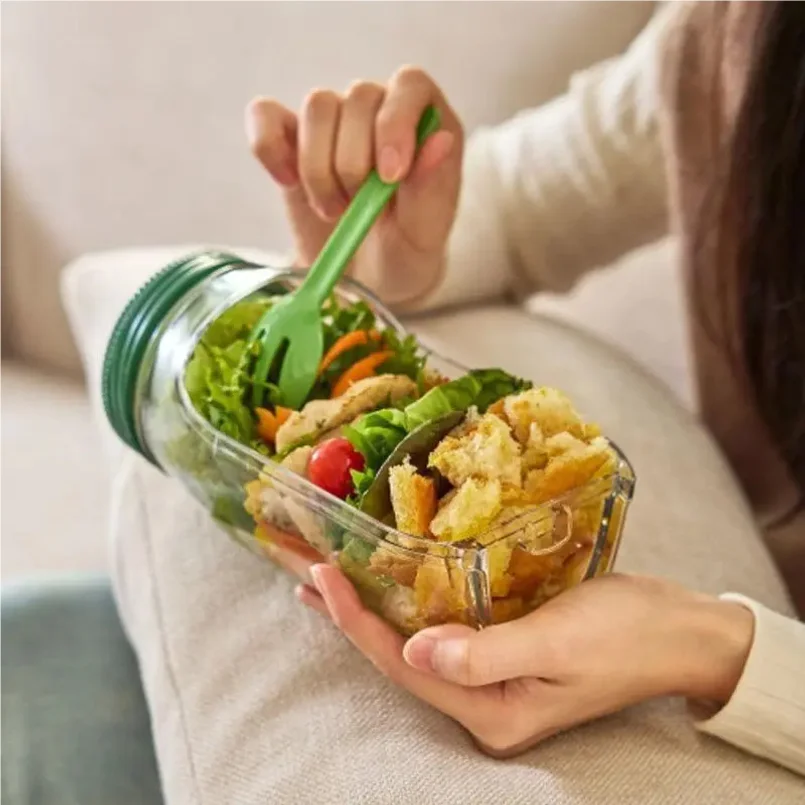 2026 กล่องใส่สลัดพลาสติกแบบพกพ - Meal Prep Glass บทวิจารณ์และราคา