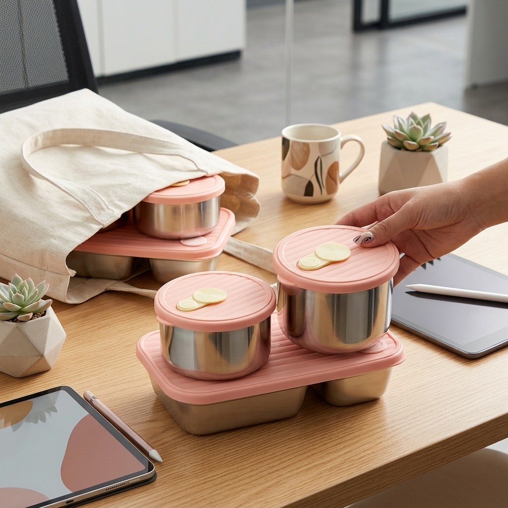 กล่องอาหารกลางวันสแตนเลส 304 ใ - Meal Preparation บทวิจารณ์และราคา