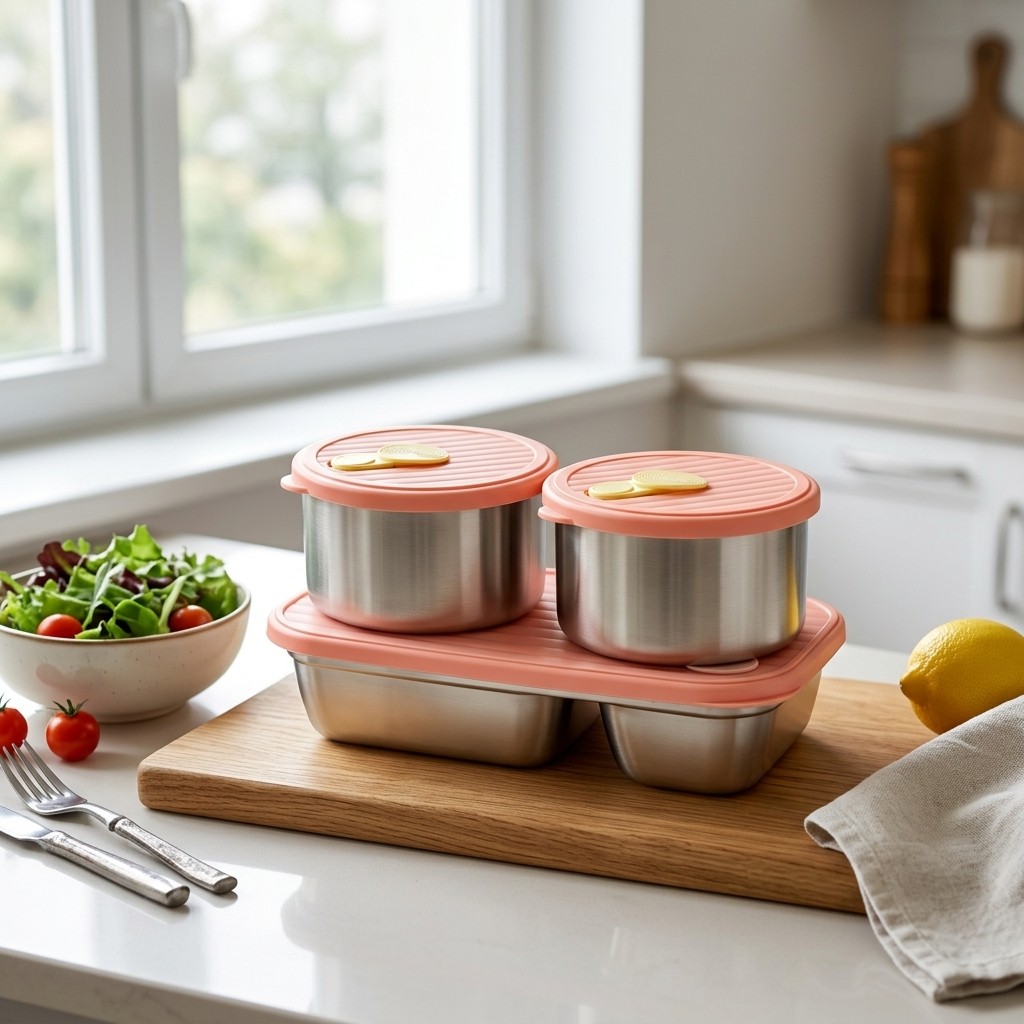 กล่องอาหารกลางวันสแตนเลส 304 ใ - Meal Preparation บทวิจารณ์และราคา