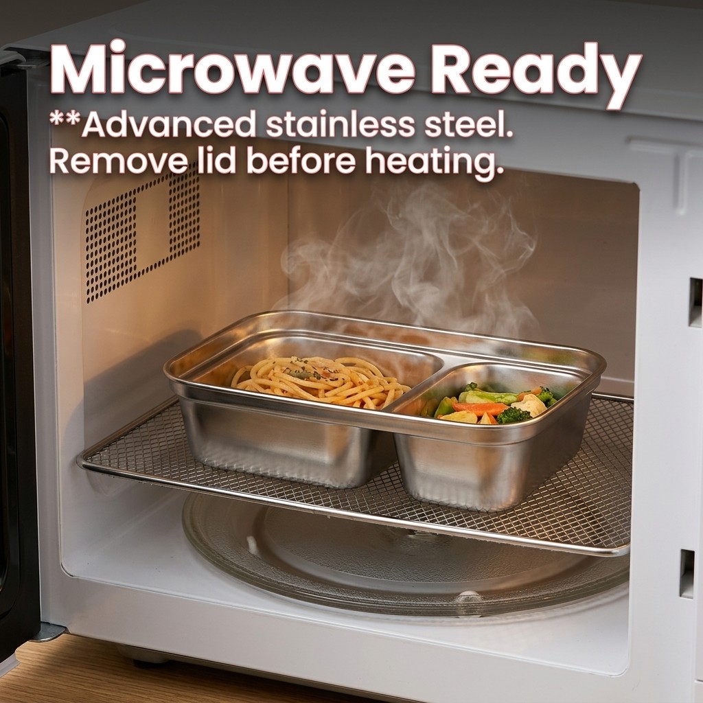 กล่องอาหารกลางวันสแตนเลส 304 ใ - Meal Preparation บทวิจารณ์และราคา