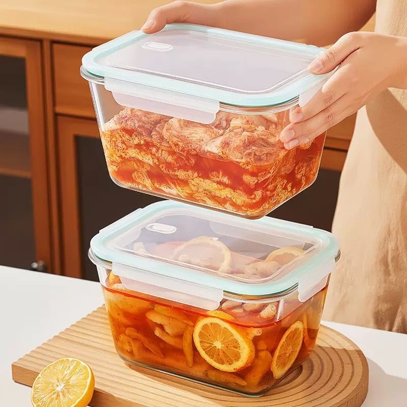 กล่องเก็บอาหารแก้วโบโรซิลิเกตฝ - Meal Prep Glass บทวิจารณ์และราคา