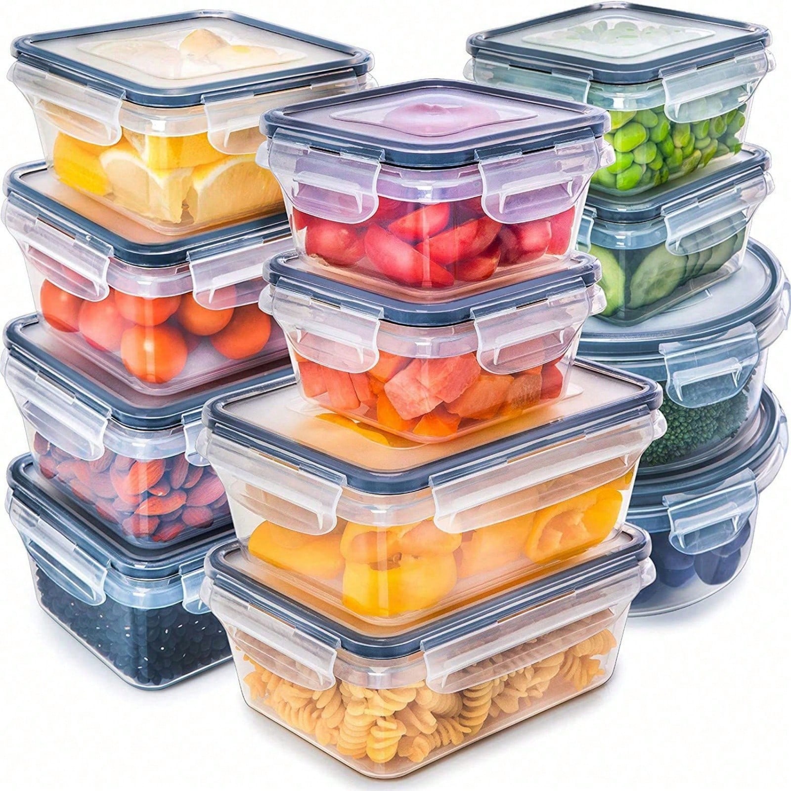 กล่องเก็บอาหารพลาสติกปิดผนึก 1 - Meal Prep Glass บทวิจารณ์และราคา