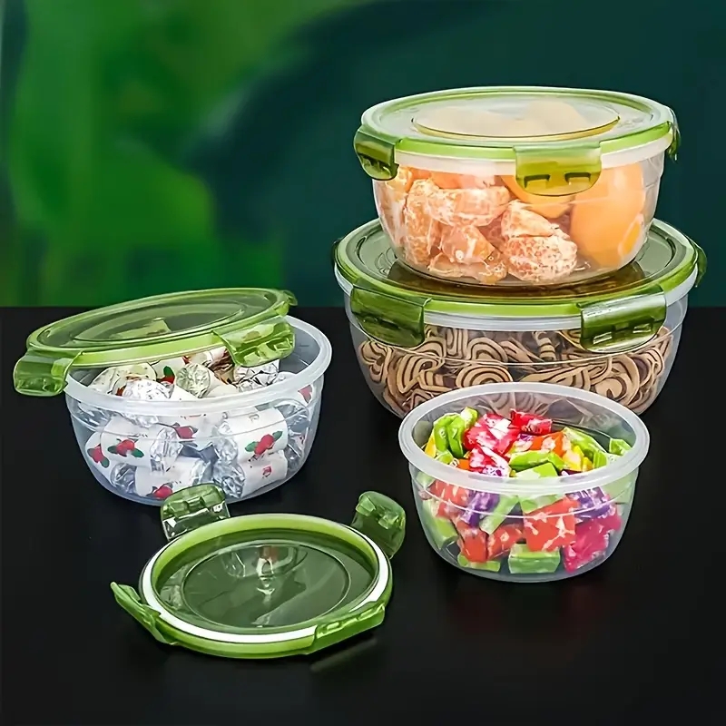 ภาชนะเก็บอาหารพลาสติก 4 ชิ้น ก - Meal Prep Box บทวิจารณ์และราคา