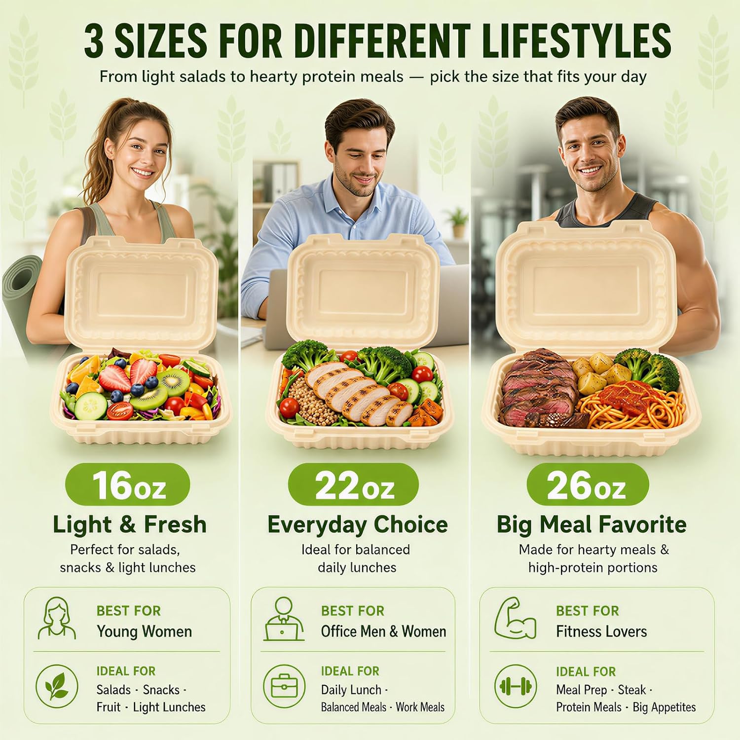 กล่องใส่อาหารแบบฝาพับขนาด 16 อ - Meal Prep Box บทวิจารณ์และราคา