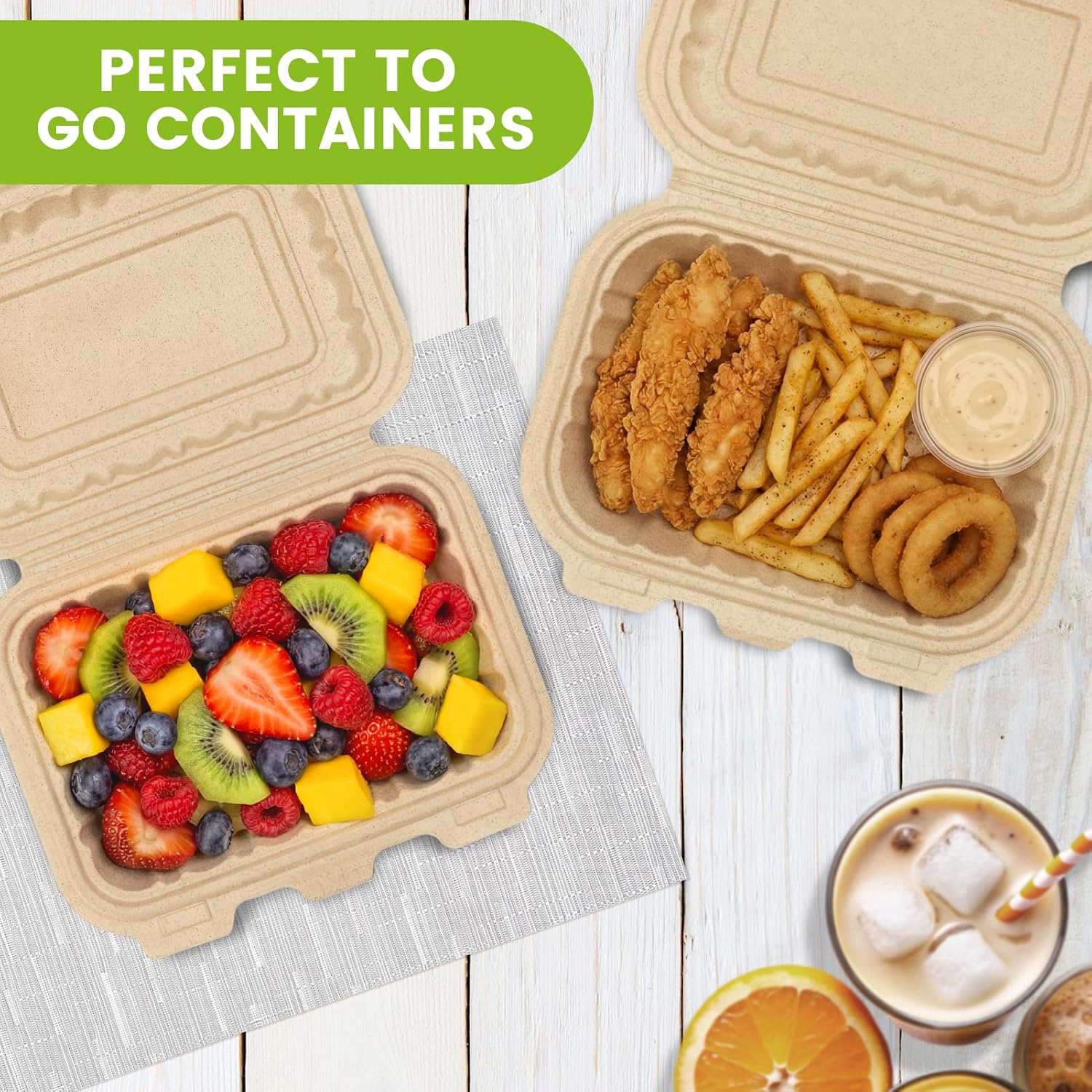 กล่องใส่อาหารแบบฝาพับขนาด 16 อ - Meal Prep Box บทวิจารณ์และราคา