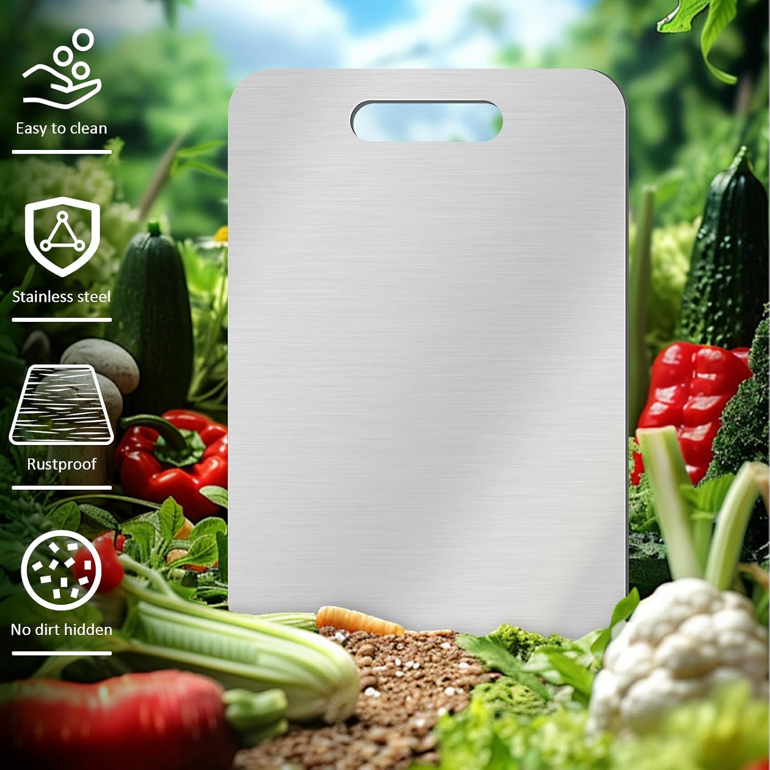 แผ่นรองตัดอาหารสองด้านเกรดอาหา - Food Prep Mat บทวิจารณ์และราคา