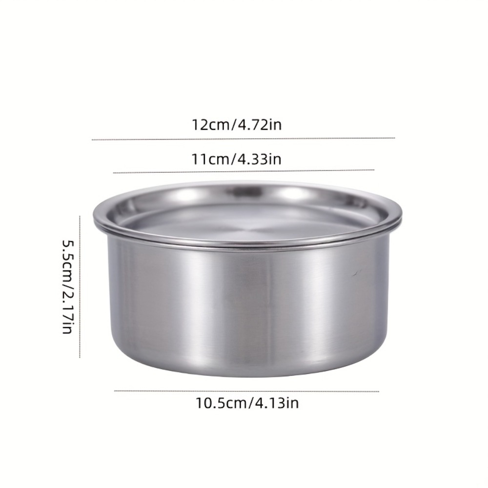 ถ้วยสแตนเลส 304 พร้อมฝาปิด สำห - Meal Preparation บทวิจารณ์และราคา