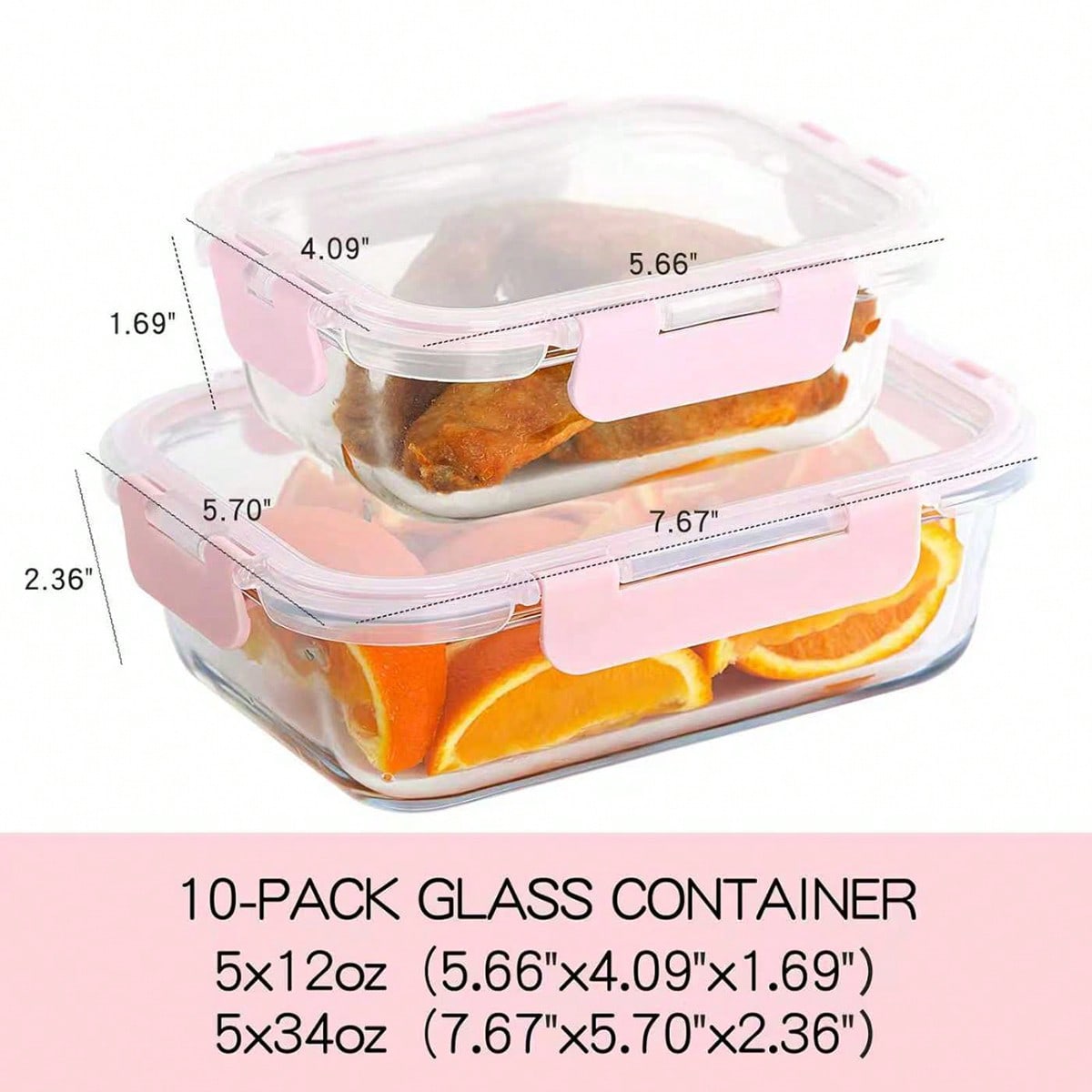 ชุดกล่องแก้วสำหรับเตรียมอาหาร  - Meal Prep Box บทวิจารณ์และราคา