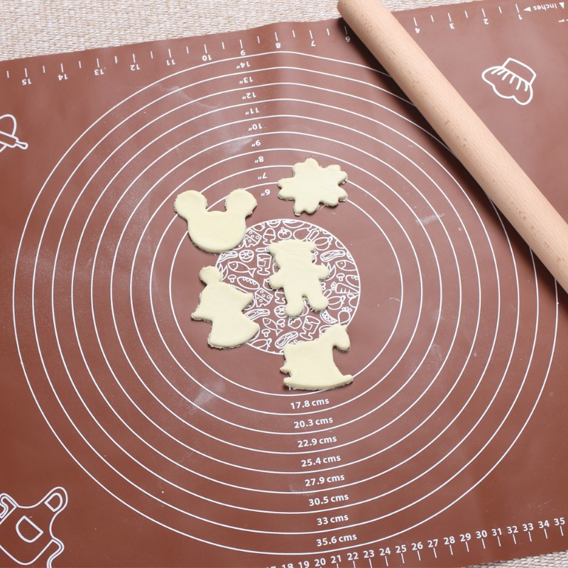 แผ่นซิลิโคนสำหรับรีดแป้ง เกรดอ - Food Prep Mat บทวิจารณ์และราคา