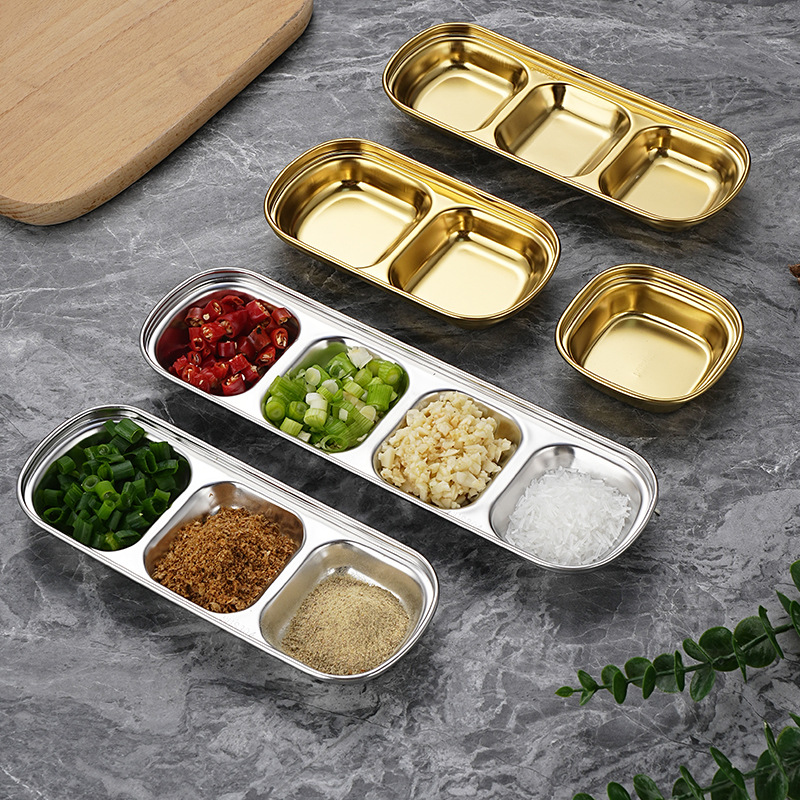 ชามจิ้มแบ่งส่วนสแตนเลส จานซอส  - Sauce Dipping Cup บทวิจารณ์และราคา