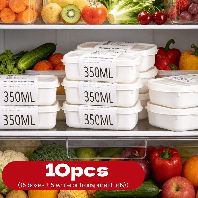 ชุดกล่องเก็บอาหารแบบซ้อนได้ 10 - Meal Prep Box บทวิจารณ์และราคา