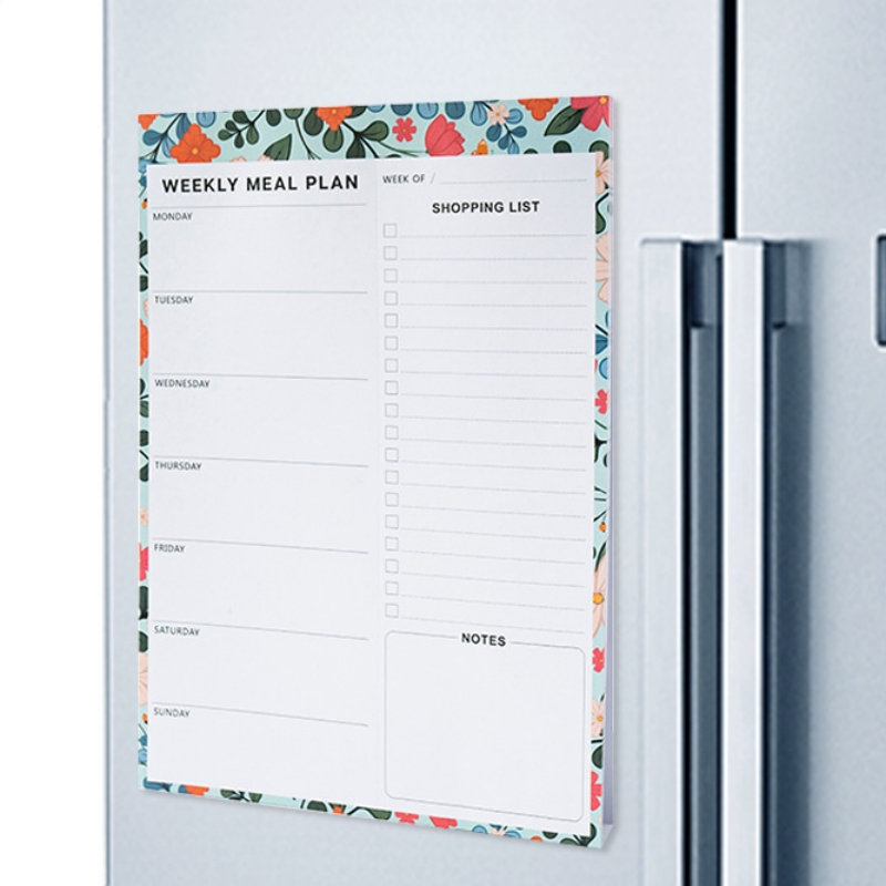 แผ่นวางแผนเมนูอาหารแม่เหล็กติด - Meal Prep Grocery List บทวิจารณ์และราคา