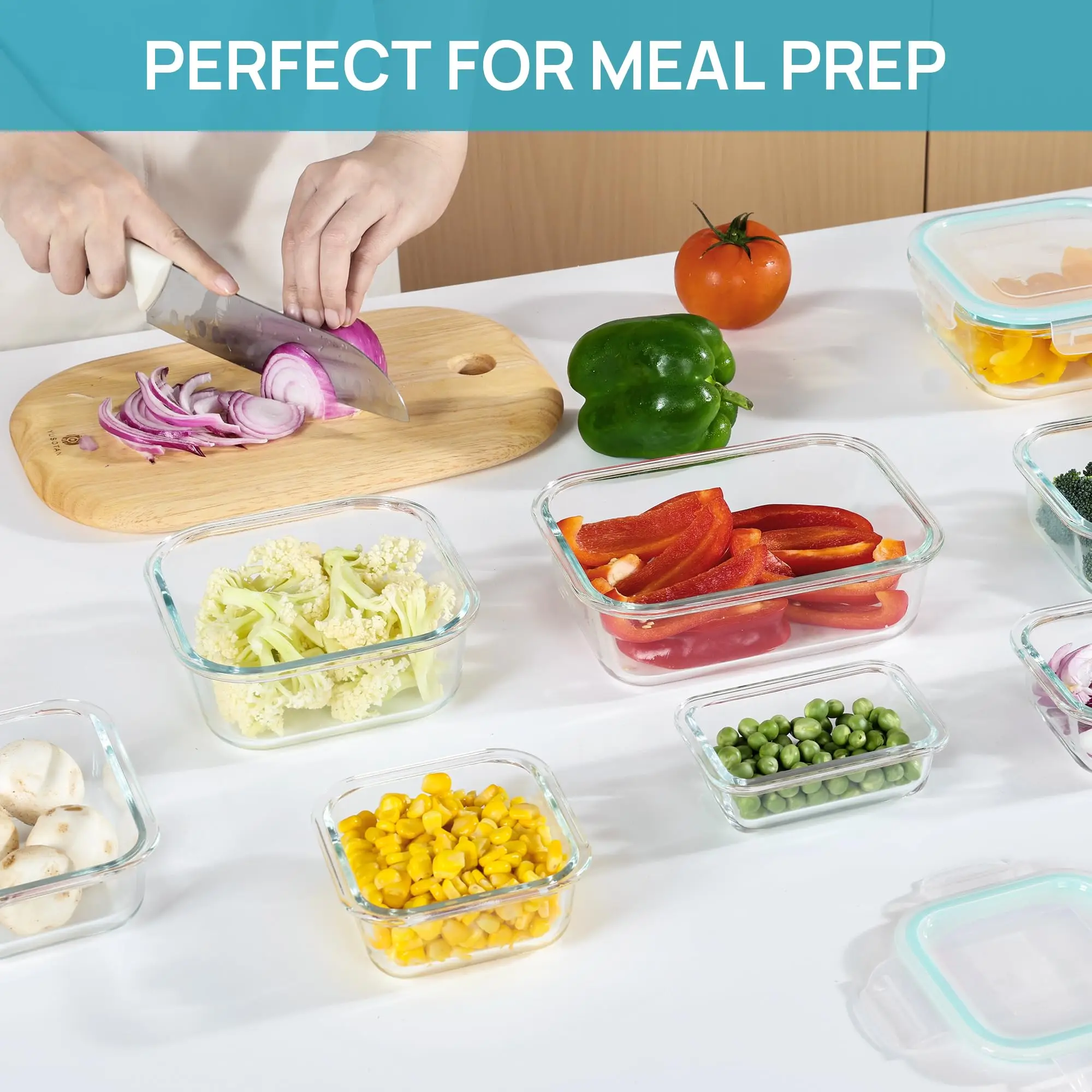 กล่องข้าวแก้วภาชนะเก็บอาหาร, อ - Meal Prep Glass บทวิจารณ์และราคา