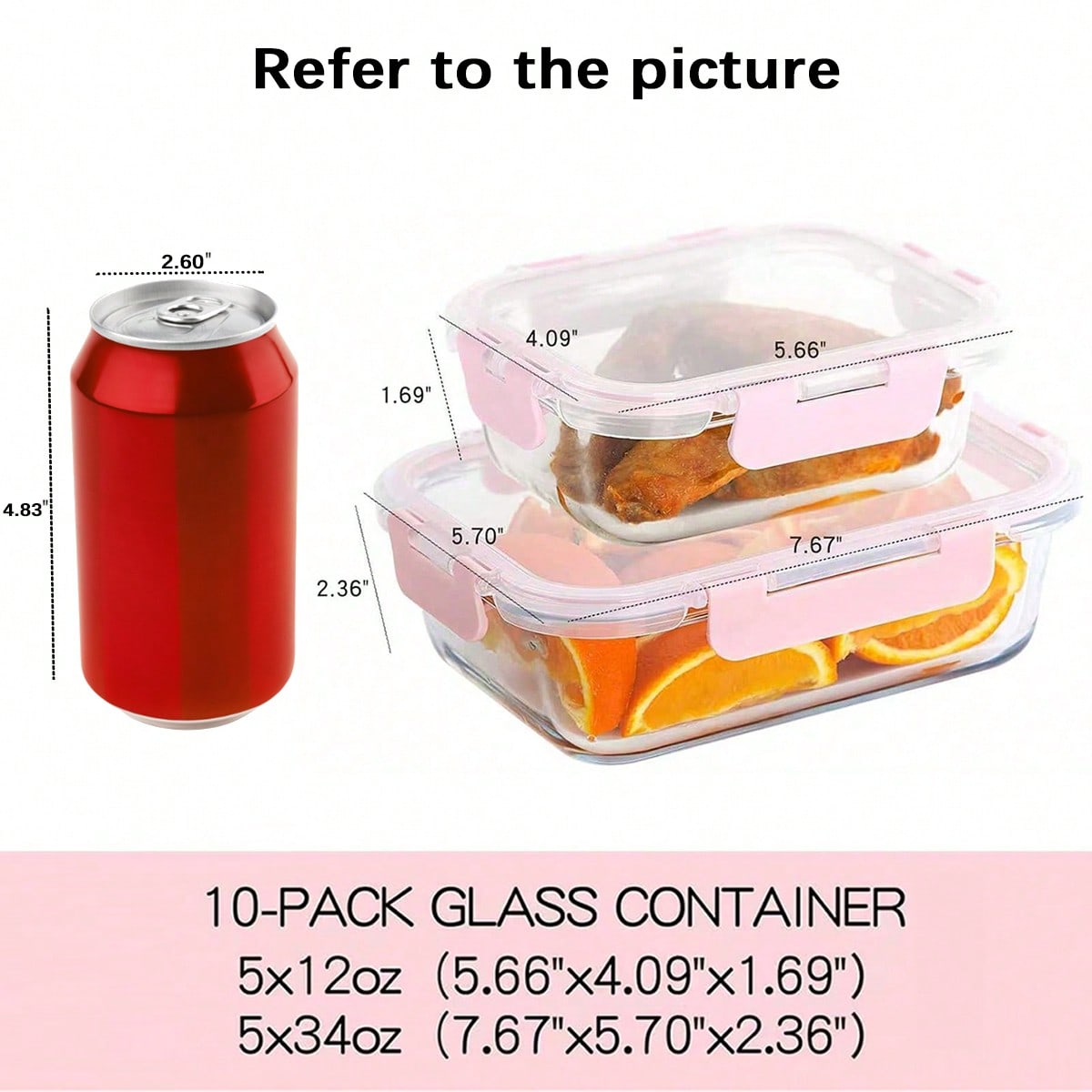 ชุดกล่องแก้วสำหรับเตรียมอาหาร  - Meal Prep Glass บทวิจารณ์และราคา