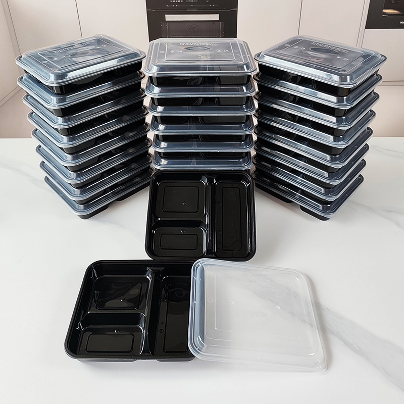 กล่องเตรียมอาหาร 3 ช่อง ขนาด 3 - Meal Preparation บทวิจารณ์และราคา